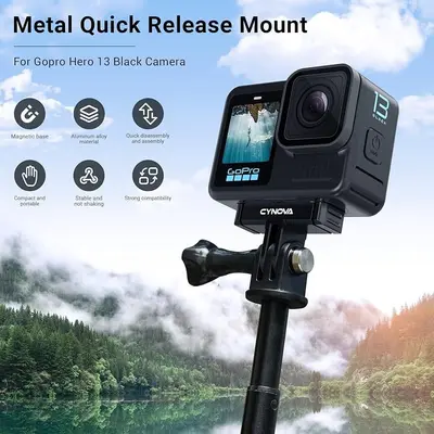 CYNOVA Magnetic Latch Mount for GoPro Hero 13 Black photo 5