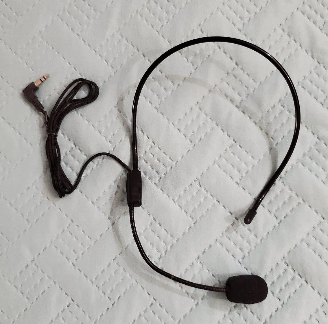 3.5mm Head-Worn Wired Headset Microphone for Voice Amplifiers