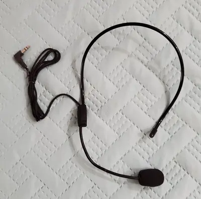 3.5mm Head-Worn Wired Headset Microphone for Voice Amplifiers