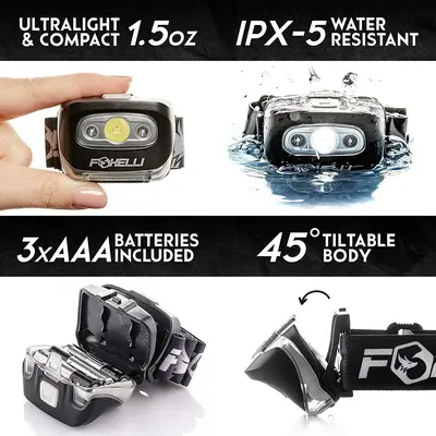 165-Lumen Cree LED Headlamp, Lightweight photo 7