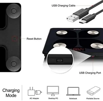 RENPHO Rechargeable Smart Body Fat and BMI Scale photo 4