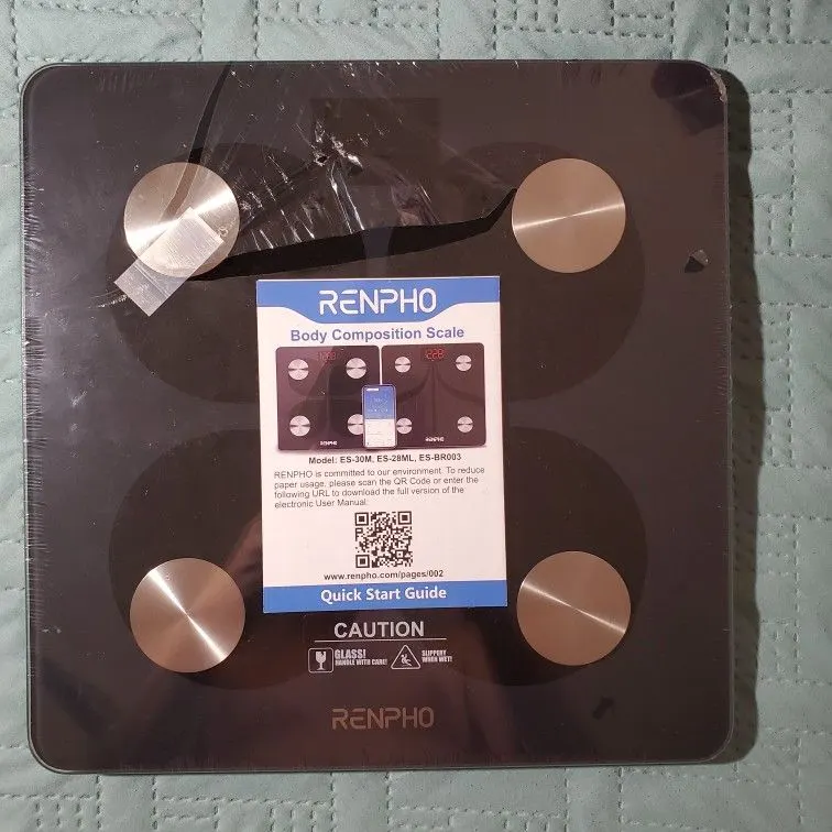 RENPHO Rechargeable Smart Body Fat and BMI Scale