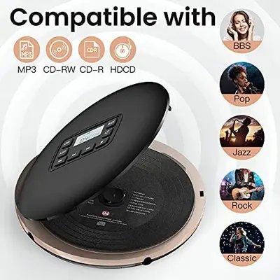 HOTT CD611 Portable Anti-Shock Personal CD Player photo 5