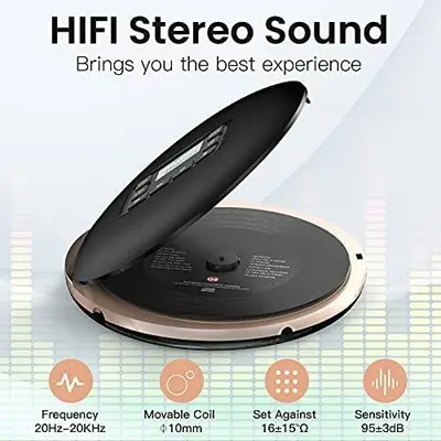 HOTT CD611 Portable Anti-Shock Personal CD Player photo 7