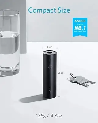 Anker PowerCore 5,000mAh Ultra-Compact Portable Charger photo 2