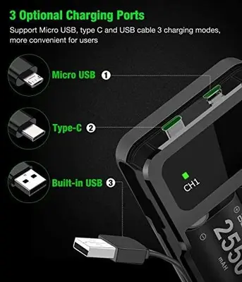 Dual-Channel Charger for Xbox One Battery KB-N2 photo 5
