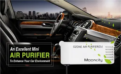 Mooncity OZ100 Car Ozone Air Purifier and Vent Clip Ionizer photo 10