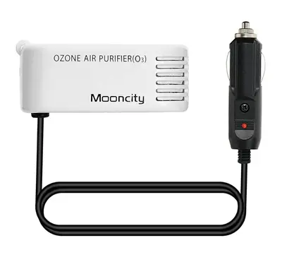 Mooncity OZ100 Car Ozone Air Purifier and Vent Clip Ionizer