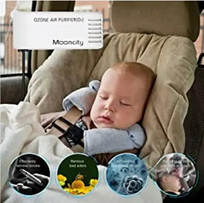Mooncity OZ100 Car Ozone Air Purifier and Vent Clip Ionizer photo 9