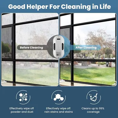 Remote-Control Window Cleaning Robot with Gravity Sensor photo 8