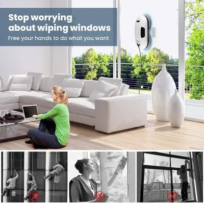 Remote-Control Window Cleaning Robot with Gravity Sensor photo 11