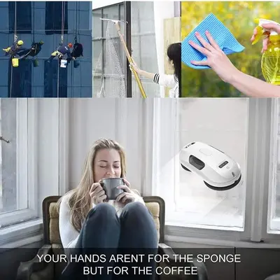 Remote-Control Window Cleaning Robot with Gravity Sensor photo 6