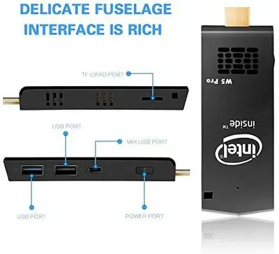 W5 Pro Mini PC Stick, Intel Atom Z8350, Windows 10, 2GB/4GB photo 6