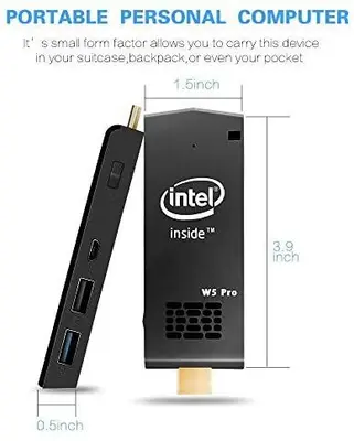 W5 Pro Mini PC Stick, Intel Atom Z8350, Windows 10, 2GB/4GB photo 5