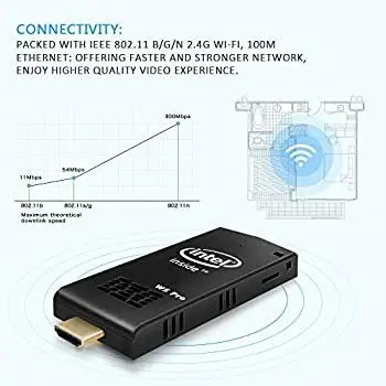 W5 Pro Mini PC Stick, Intel Atom Z8350, Windows 10, 2GB/4GB photo 7