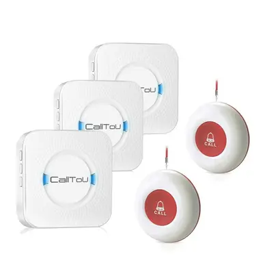 CallToU Wireless Caregiver Pager with 2 SOS Call Buttons photo 2