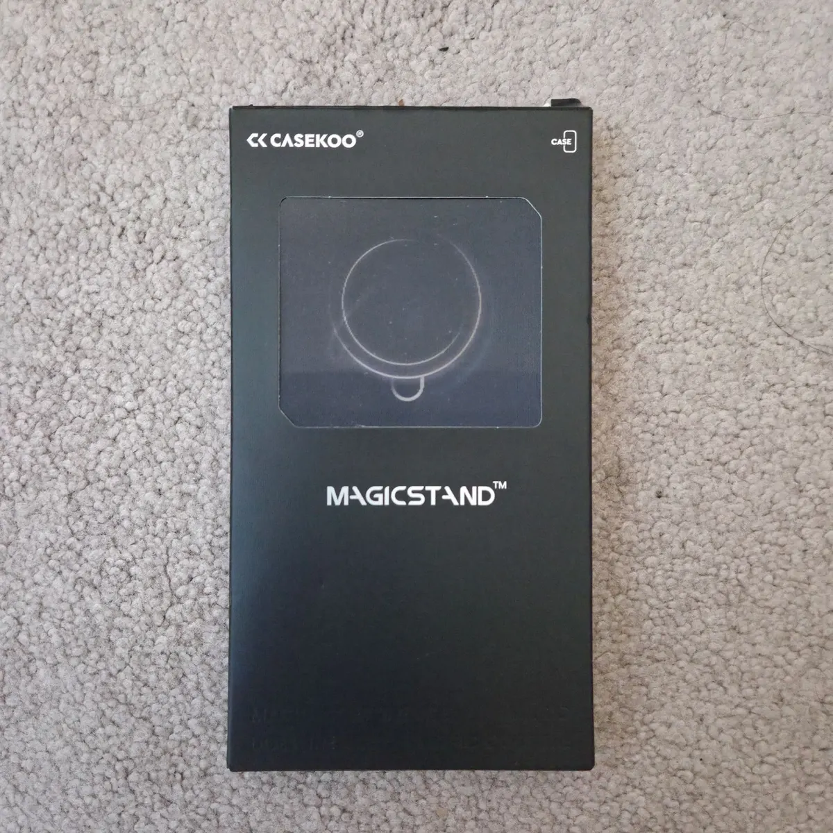 Casekoo Black Magnetic Ring Stand for iPhone 13 Pro Case