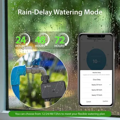 WiFi Smart Sprinkler Timer for Garden Hose with Schedules photo 5