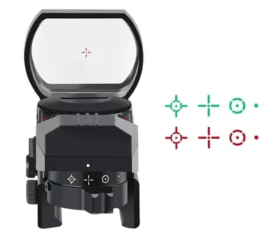 Multi-Reticle Hobby Sight, 4 Styles, Red/Green Display (No Battery) photo 4