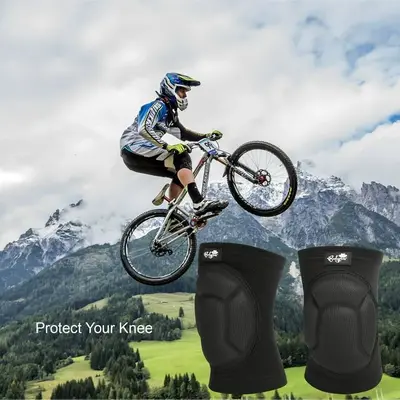 Bodyprox Thick Foam Protective Knee Pads, Anti-Slip, Large photo 3