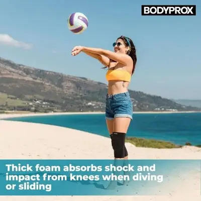 Bodyprox Thick Foam Protective Knee Pads, Anti-Slip, Large photo 11