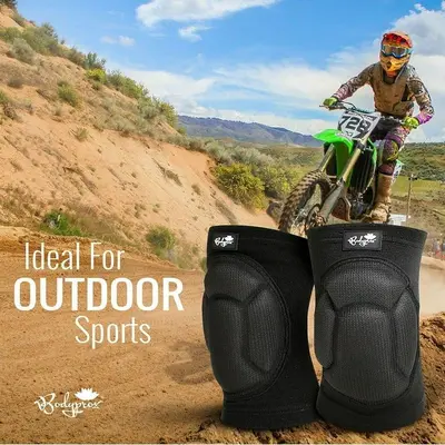 Bodyprox Thick Foam Protective Knee Pads, Anti-Slip, Large photo 7