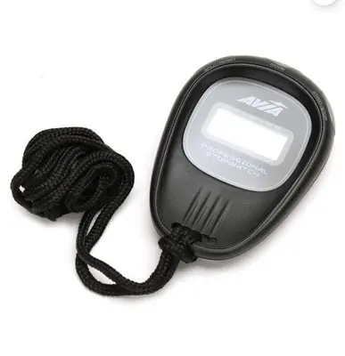 Avia Programmable Digital Stopwatch with Lanyard and Alarm