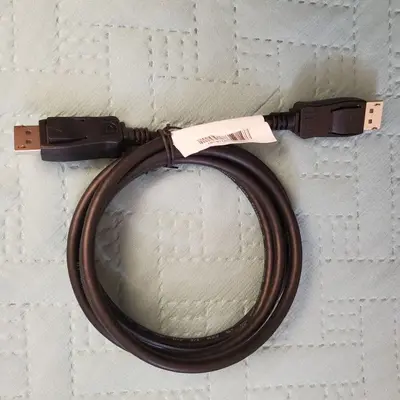 Original HP 917463-001 DisplayPort Cable, 6 ft, 4K 60Hz