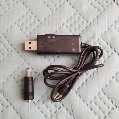 DROK USB 5V to 9V/12V Step-Up Converter Cable, 1A
