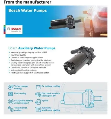 Bosch 0392020073 Electric Water Pump for Audi, Porsche and VW photo 3