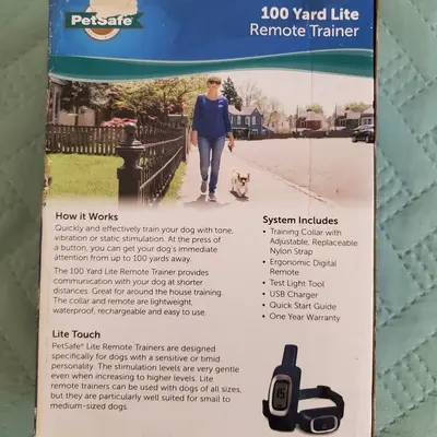 PetSafe Lite Remote Dog Trainer Collar, 100 Yards photo 2