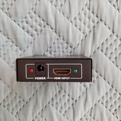 Powered 1x2 HDMI Splitter, Duplicate/Mirror 1 In 2 Out photo 2