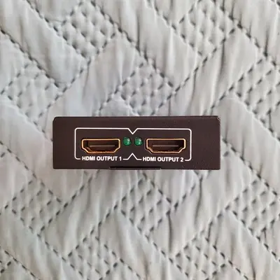 Powered 1x2 HDMI Splitter, Duplicate/Mirror 1 In 2 Out photo 3