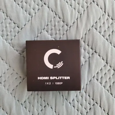 Powered 1x2 HDMI Splitter, Duplicate/Mirror 1 In 2 Out