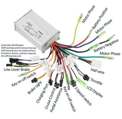 36-48V Brushless Controller for E-Bike and Electric Scooter photo 2