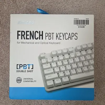 Inland French PBT Keycaps for Mechanical and Optical Keyboards