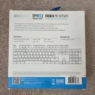 Inland French PBT Keycaps for Mechanical and Optical Keyboards photo 2
