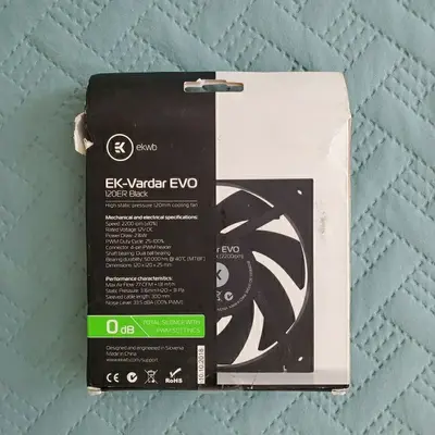 EK-Vardar EVO 120ER Black 120mm Computer Fan photo 2