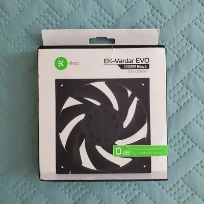 EK-Vardar EVO 120ER Black 120mm Computer Fan