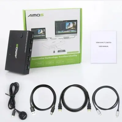HDMI KVM Switch Box, Plug and Play photo 4