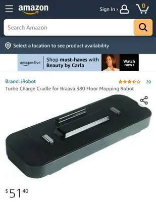 Genuine iRobot Braava Turbo Charge Cradle for Braava 380 photo 5