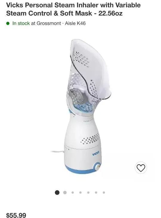 Vicks VIH200 Personal Steam Inhaler