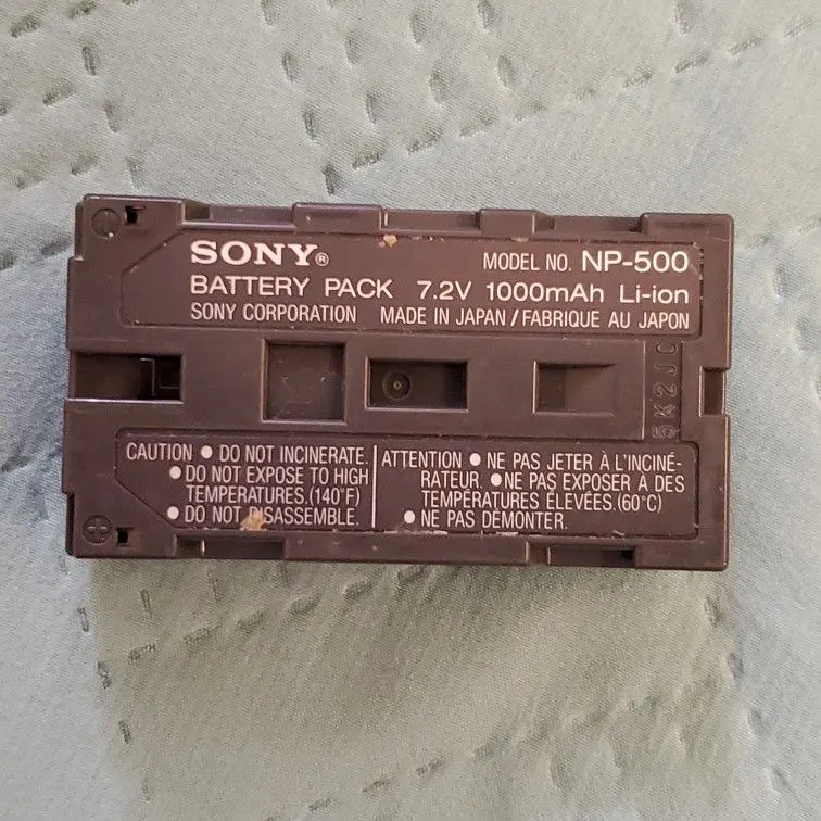 Original Sony NP-F550 / NP-500H 7.2V Li-Ion Camcorder Battery