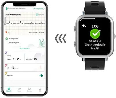 Lepu Medical Smart Watch with AI ECG, Blood Pressure and Heart Rate photo 6
