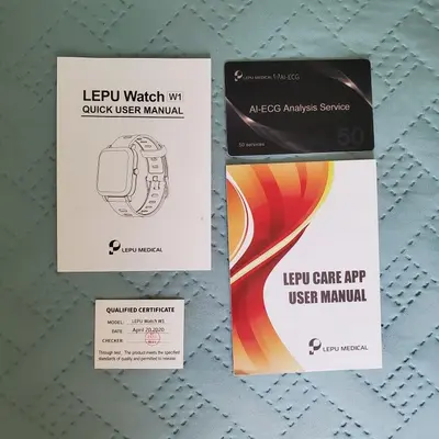 Lepu Medical Smart Watch with AI ECG, Blood Pressure and Heart Rate photo 2
