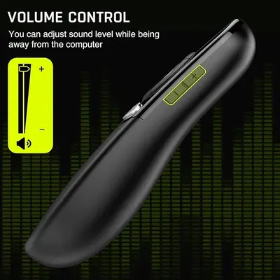 2-in-1 USB-C Presentation Clicker with Red Laser Pointer, 2.4GHz photo 6