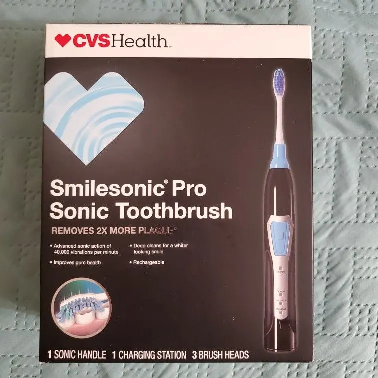 CVS Health Smilesonic Pro Sonic Toothbrush