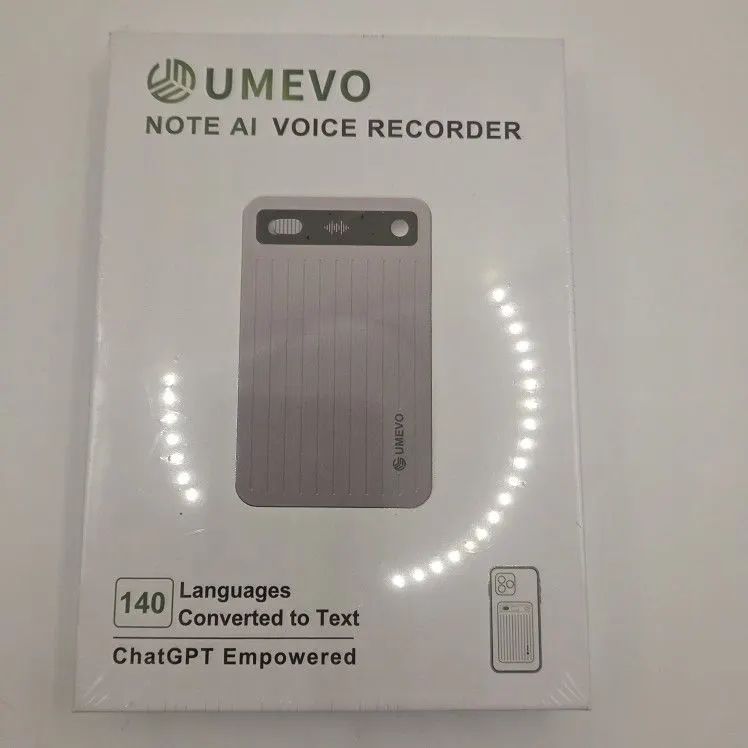 UMEVO Note Plus Magnetic AI Voice Recorder with Transcription