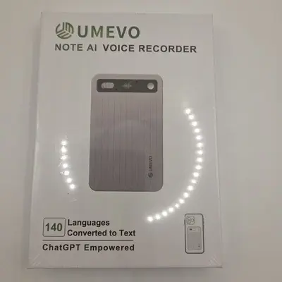 UMEVO Note Plus Magnetic AI Voice Recorder with Transcription