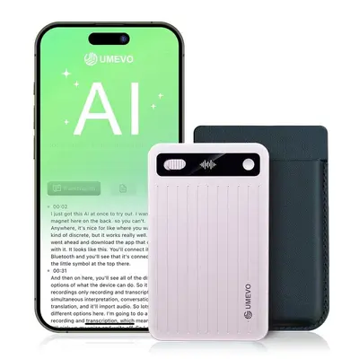 UMEVO Note Plus Magnetic AI Voice Recorder with Transcription photo 4